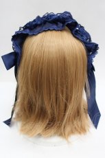 画像3: axes femme kawaii / ブリムカチューシャ  ネイビー I-26-10-01-127-AX-AC-TE-ZI (3)