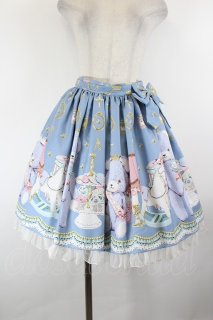 Angelic Pretty / Charlotte's Bearスカート ブルー I-26-10-03-094-AP