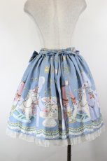 画像3: Angelic Pretty / Charlotte's Bearスカート  ブルー I-26-10-03-094-AP-SK-TE-ZI (3)