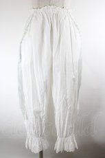 画像1: Katie / NO COUNTRY ドロワーズ F 白 I-26-10-03-111-LO-PA-TE-ZI (1)