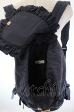 画像4: m petit by misako / TT AM リボンフラップ リュックサック  ネイビー I-26-10-03-119-LO-BG-TE-ZI (4)