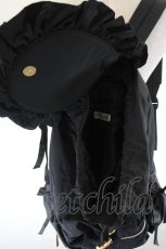 画像4: m petit by misako / TT AM リボンフラップ リュックサック  黒 I-26-10-03-120-LO-BG-TE-ZI (4)
