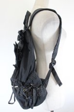 画像2: m petit by misako / TT AM リボンフラップ リュックサック  黒 I-26-10-03-121-LO-BG-TE-ZI (2)