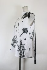 画像3: Princess Chronicles / プリントノースリーブトップス&アームカバーセット  白 I-26-10-03-003-LO-BL-TE-ZI (3)