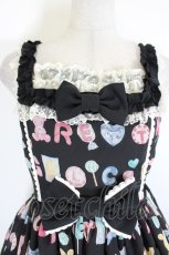 画像4: Angelic Pretty / Toy Dropsジャンパースカート  黒 I-26-10-05-037-AP-OP-SA-ZI (4)