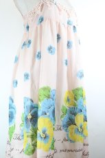 画像3: Emily Temple cute / パンジーノースリーブワンピース  ピンク I-26-10-05-053-ET-OP-SA-ZI (3)