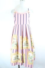 画像1: Emily Temple cute / フェアリーテイルフレームノースリーブワンピース  ピンク I-26-10-05-055-ET-OP-SA-ZI (1)