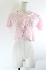 画像1: Angelic Pretty / Wonder Cookieワッペンニットボレロ  ピンク I-26-10-05-012-AP-TO-SA-ZI (1)