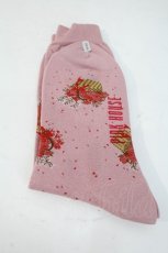 画像2: PINK HOUSE / フラワーバスケットテディソックス  ピンク I-26-10-05-137-LO-ZA-TE-ZI (2)