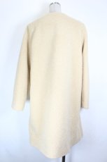 画像2: Franche Lippee / 金糸いちご刺繍ボタンボアコート M アイボリー I-26-10-05-032-LO-CO-TE-ZI (2)