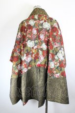画像3: Qutie Frash / 和花柄チェーン羽織  赤 I-26-10-08-029-QU-TO-SA-ZI (3)