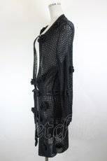 画像2: INGEBORG / フラワーモチーフニットカーディガン 11号 黒 I-26-10-08-038-LO-TO-TE-ZI (2)