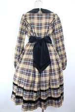 画像2: Angelic Pretty / Britishタータンワンピース  ブラウン I-26-10-08-046-AP-OP-SA-ZI (2)