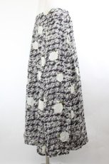 画像2: INGEBORG / タック入りカメリアプリントスカート 13号 マルチ I-26-10-08-082-LO-SK-TE-ZI (2)