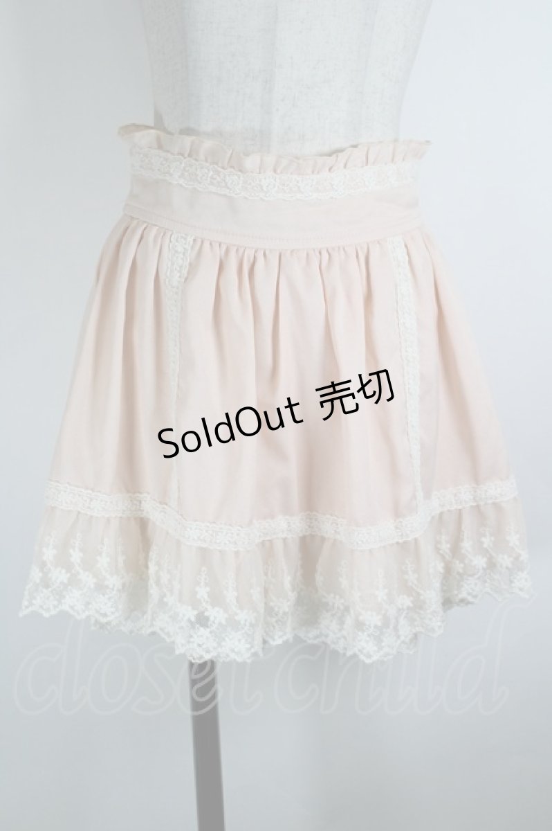 画像1: Ank Rouge / ローズレーススカパン  ピンクＸ白 I-26-10-08-087-CA-PA-SA-ZI (1)