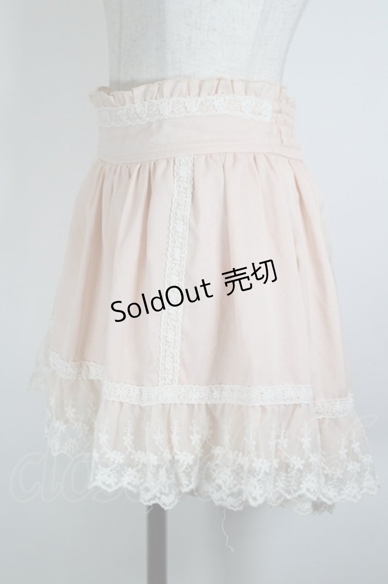 画像2: Ank Rouge / ローズレーススカパン  ピンクＸ白 I-26-10-08-087-CA-PA-SA-ZI (2)