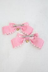 画像2: Angelic Pretty / LovelyギンガムクリップSet  ピンク I-26-10-08-109-AP-AC-TE-ZI (2)