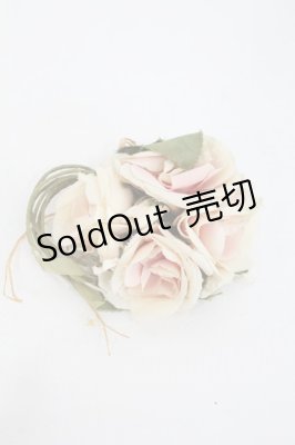Preview of ピンク薔薇ブーケコサージュ  ピンクＸ緑