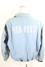 画像2: PINK HOUSE / PHワッペンブルゾン  青 I-26-10-11-041-LO-JA-SA-ZI (2)