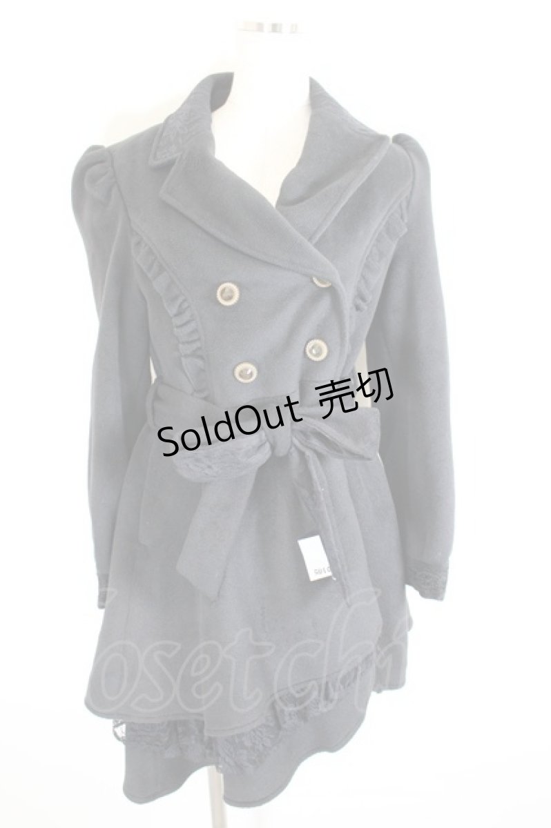 画像1: axes femme / フィッシュテールコート  黒 I-26-10-11-051-AX-CO-SA-ZI (1)