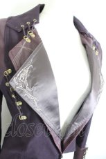 画像3: Ozz Croce / 刺繍襟ジャケット  ボルドー I-26-10-11-052-OO-JA-SA-ZI (3)