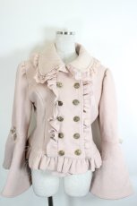 画像1: ATELIER PIERROT / Alettaショートコート 1 ピンク I-26-10-11-055-EL-CO-TE-ZI (1)