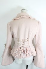 画像2: ATELIER PIERROT / Alettaショートコート 1 ピンク I-26-10-11-055-EL-CO-TE-ZI (2)