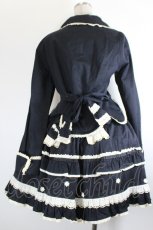 画像2: Angelic Pretty / ローズレースジャケット&スカートセットアップ  黒ｘ生成り I-26-10-11-062-AP-OP-SA-ZI (2)