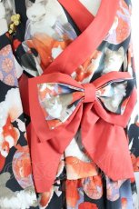 画像3: Royal Princess Alice / ねこ助コラボ/涼風金魚猫ドレス+振袖  黒 I-26-10-11-067-LO-OP-SA-ZI (3)