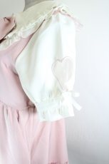 画像7: Dear My Love / ハートドットスリーブワンピース  ピンクＸ白 I-26-10-11-071-LO-OP-SA-ZI (7)