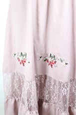 画像3: axes femme POETIQUE / ストロベリー刺繍ワンピース M ピンク I-26-10-11-073-AX-OP-TE-ZI (3)