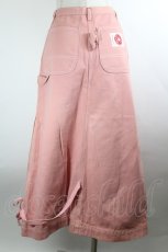 画像2: PINK HOUSE / サイドワッペンリボン風スカート  ピンク I-26-10-11-102-LO-SK-SA-ZI (2)