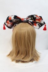 画像2: Royal Princess Alice / ねこ助コラボ/涼風金魚猫カチューシャ  黒 I-26-10-11-117-LO-AC-SA-ZI (2)