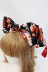 画像3: Royal Princess Alice / ねこ助コラボ/涼風金魚猫カチューシャ  黒 I-26-10-11-117-LO-AC-SA-ZI (3)