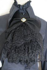 画像3: MARBLE / 別タイ付きクラシカルデコレーションブラウス  黒 I-26-10-11-012-GO-BL-TE-ZI (3)