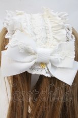画像4: BABY,THE STARS SHINE BRIGHT / ローズレースリボンヘッドドレス  白 I-26-10-11-120-BA-AC-SA-ZI (4)