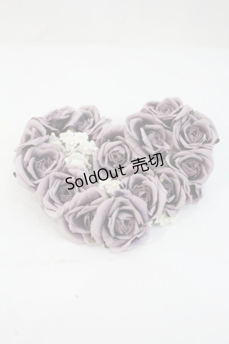 画像1: WONDERFUL WORLD / ハートローズコサージュ  パープル I-26-10-11-129-LO-AC-SA-ZI (1)