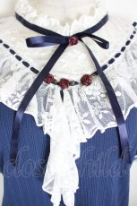画像3: axes femme / ローズ×レースレイヤードプルオーバー F 紺 I-26-10-11-020-AX-TO-TE-ZI (3)