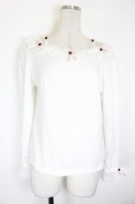 画像1: axes femme / バラストラップフリルインナー F 白 I-26-10-11-003-AX-TO-TE-ZI (1)