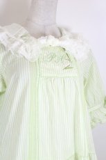 画像2: PINK HOUSE / 襟付き刺繍入りワンピース  ハッカ I-26-10-13-064-LO-OP-SA-ZI (2)