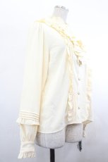 画像3: Amavel / Vintage Doll フリルブラウス F アイボリー I-26-10-13-079-CA-BL-TE-ZI (3)