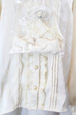 画像5: Amavel / Antique Dollフリルブラウス F アイボリー I-26-10-13-080-CA-BL-TE-ZI (5)