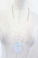 画像2: Angelic Pretty / Dream Heartネックレス  サックス I-26-10-13-104-AP-AC-TE-ZI (2)