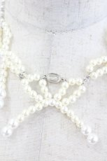 画像3: MILK / Pearl Ribbonネックレス  白 I-26-10-13-105-ML-AC-SA-ZI (3)