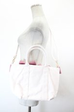 画像1: Maison de FLEUR / ボリュームリボン2Wayトート  ピンク I-26-10-13-108-LO-BG-SA-ZI (1)