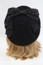 画像4: Angelic Pretty / ワイヤー入りリボンベレー  黒 I-26-10-13-115-AP-AC-SA-ZI (4)