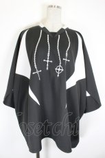 画像1: FR(13)NDS / Necklace Game Shirt  黒ｘ白 I-26-10-13-020-PU-BL-SA-ZI (1)