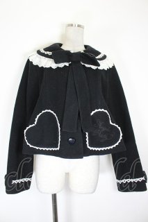 Angelic Pretty / Sweet Heartショートコート 黒X白 I-26-10-13-023