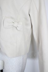 画像3: m petit by misako / ファーエリショートJKナガ ジャケット M ベージュＸブラウン I-26-10-13-025-LO-CO-SA-ZI (3)