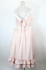 画像2: Princess Flower Garden / TT＊KRSフリルジャンパースカート LL ピンク I-26-10-15-062-LO-TO-SA-ZI (2)